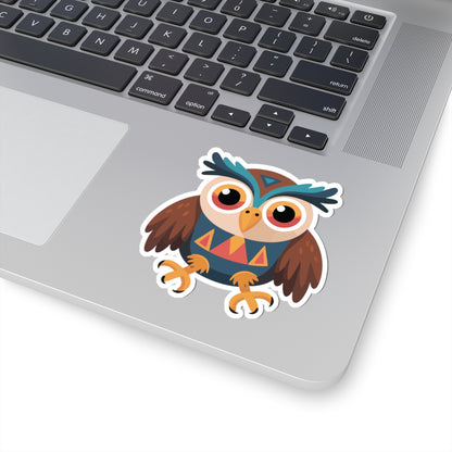 TEEZOCA modern owl illustration with tribal patterns