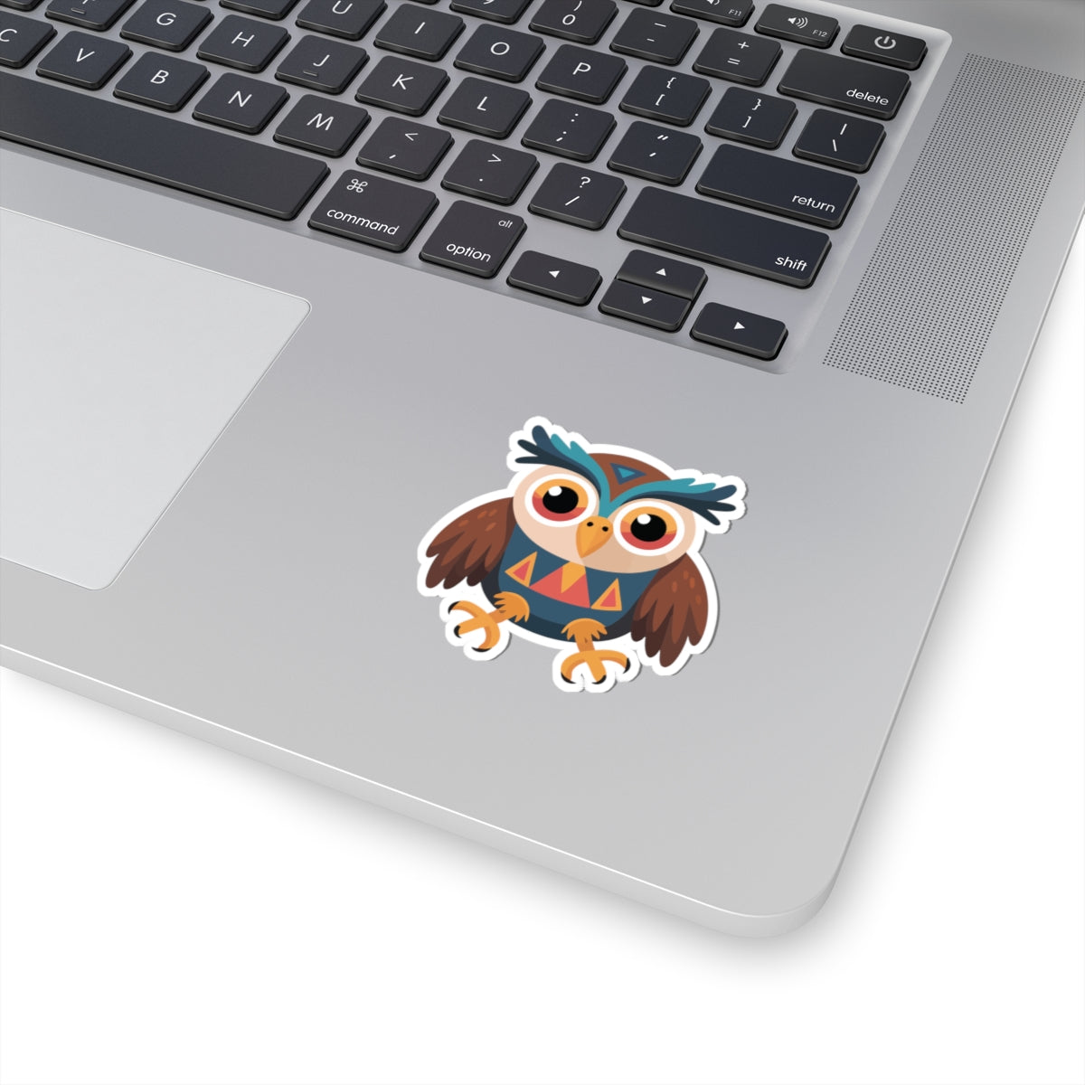 TEEZOCA modern owl illustration with tribal patterns