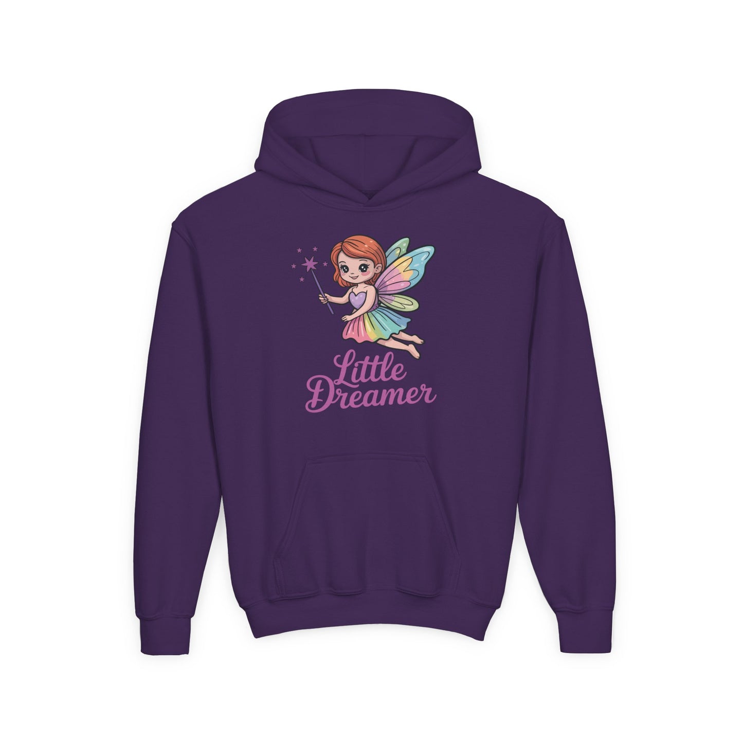 Little Dreamer Fairy Youth Hoodie - Cute Kids Hooded Sweatshirt TEEZOCA