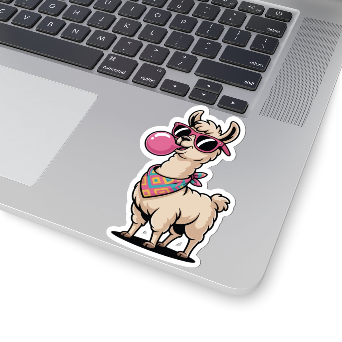 TEEZOCA cool llama bubble gum sticker kawaii llama sunglasses