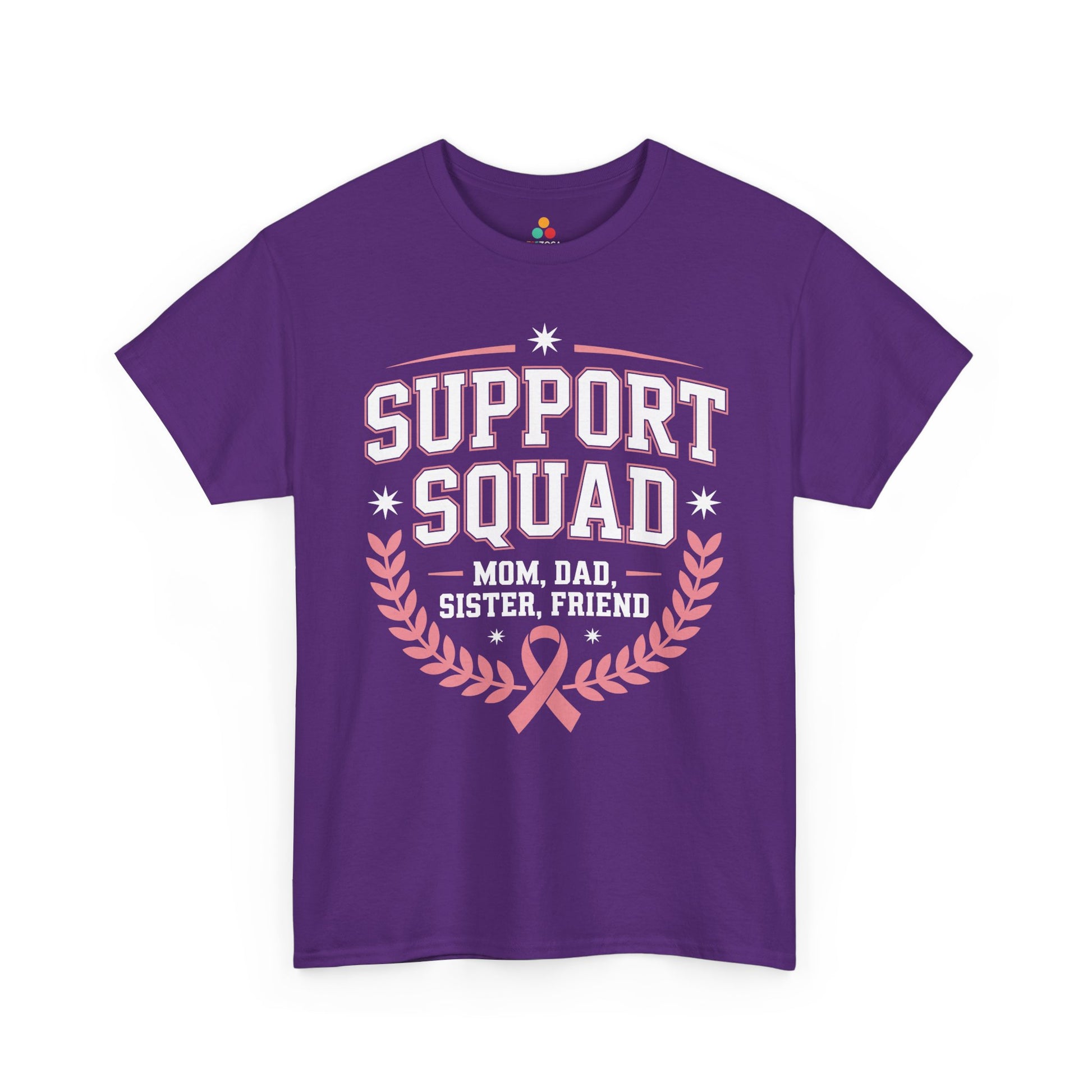 Support Squad Breast Cancer Awareness Unisex T-shirt | TEEZOCA 