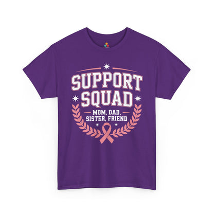 Support Squad Breast Cancer Awareness Unisex T-shirt | TEEZOCA 