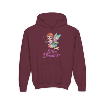 Children’s DTG hoodie featuring colorful fairy with magic wand TEEZOCA