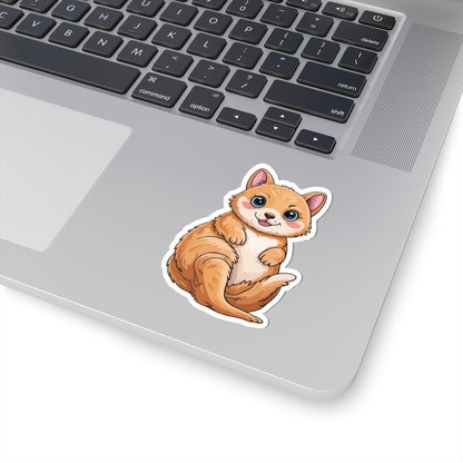 TEEZOCA kawaii fox sticker smiling woodland animal