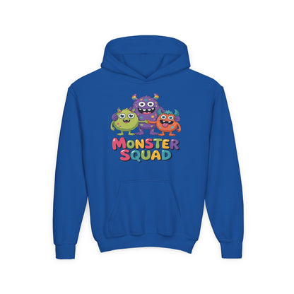 Youth Hoodie — Colorful "Monster Squad" Kids Pullover TEEZOCA
