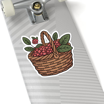 TEEZOCA berry basket sticker illustration