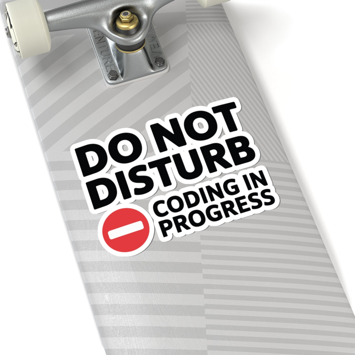 TEEZOCA do not disturb coding in progress sticker red stop icon