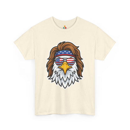 Patriotic Bald Eagle Mullet USA Flag Sunglasses T-Shirt – 4th of July 250th Anniversary Gift | TEEZOCA 