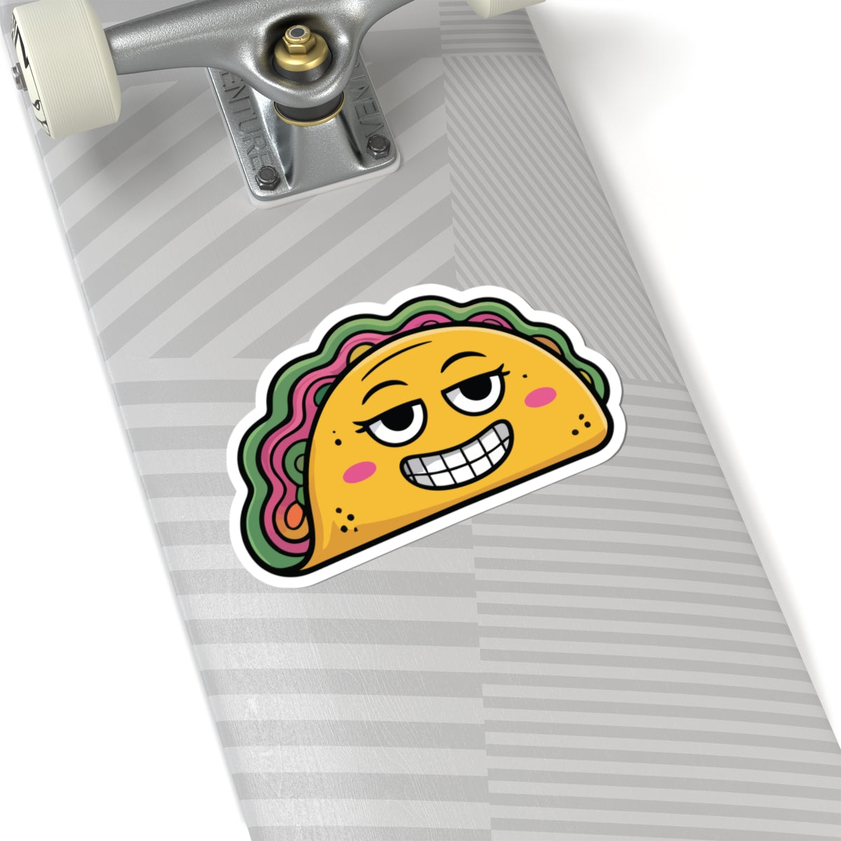 TEEZOCA cute smug taco sticker cartoon