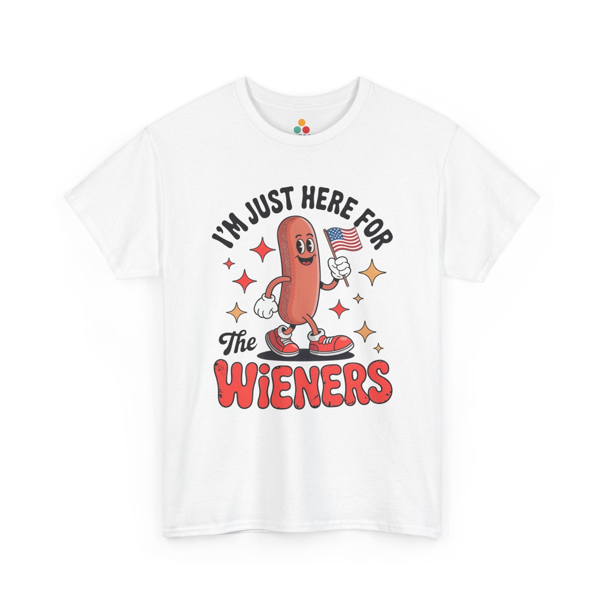 4th of July Hot Dog Shirt — Funny Wieners BBQ Cookout T-shirt | TEEZOCA 