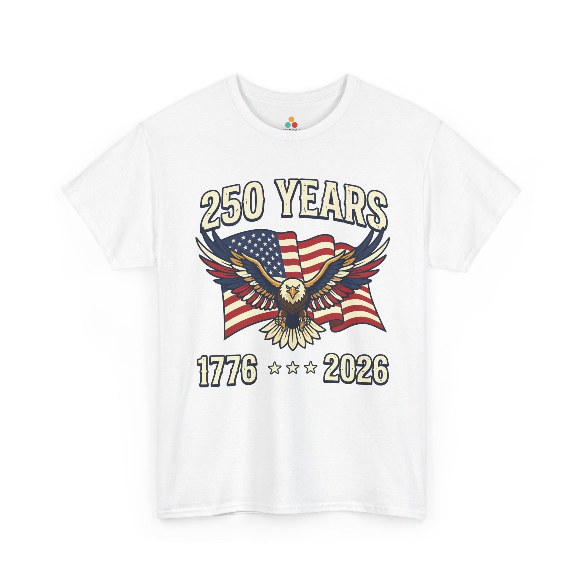4th of July Shirt — America 250 Eagle Graphic T-shirt for Men | TEEZOCA 