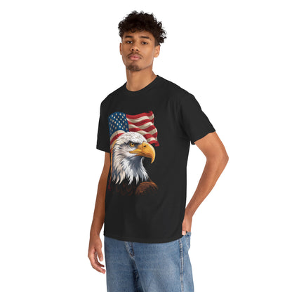 4th of July Shirt — Bald Eagle American Flag T-shirt — TEEZOCA
