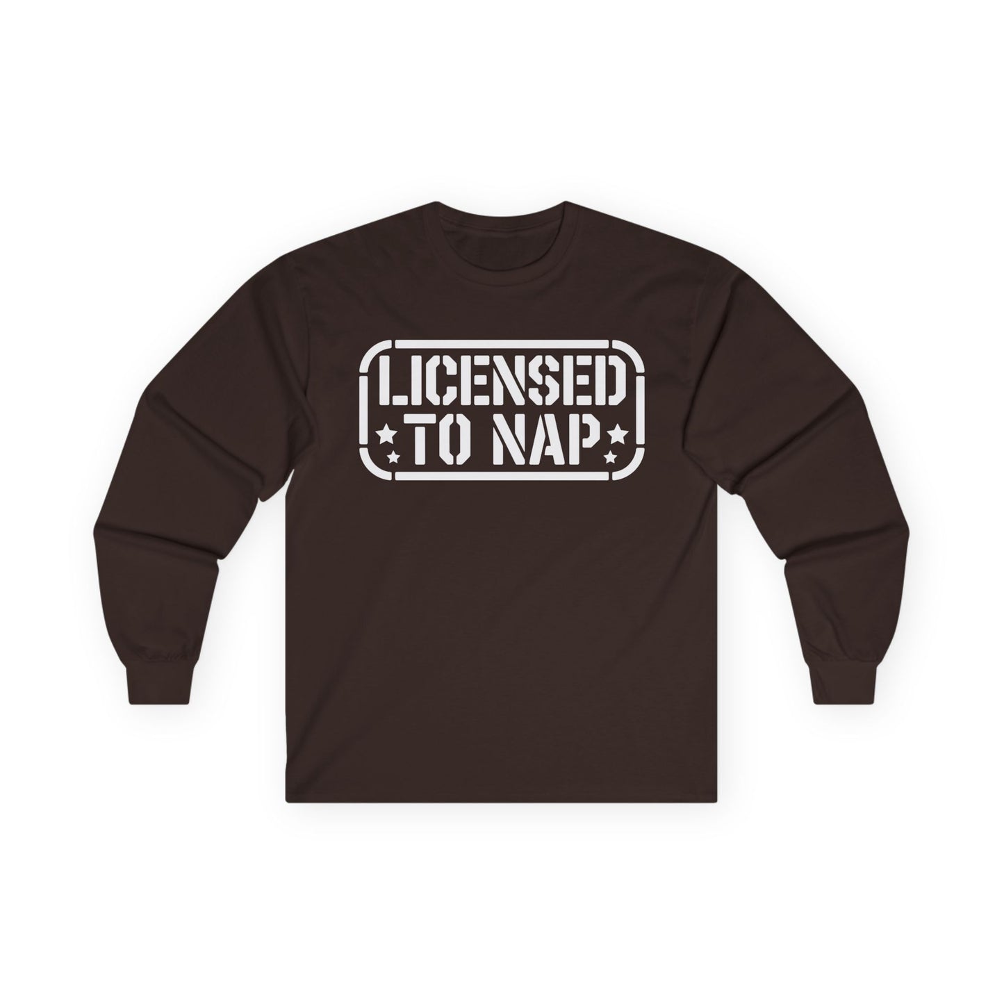 Licensed to Nap Unisex Long-Sleeve T-Shirt — Funny Napper Shirt