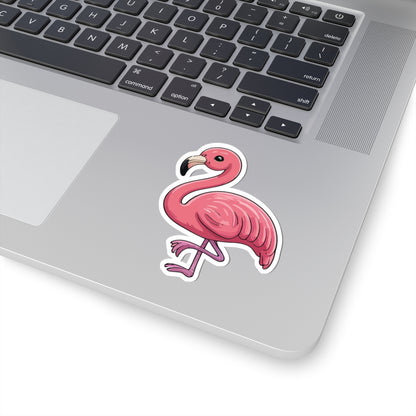 TEEZOCA flamingo sticker tropical bird illustration