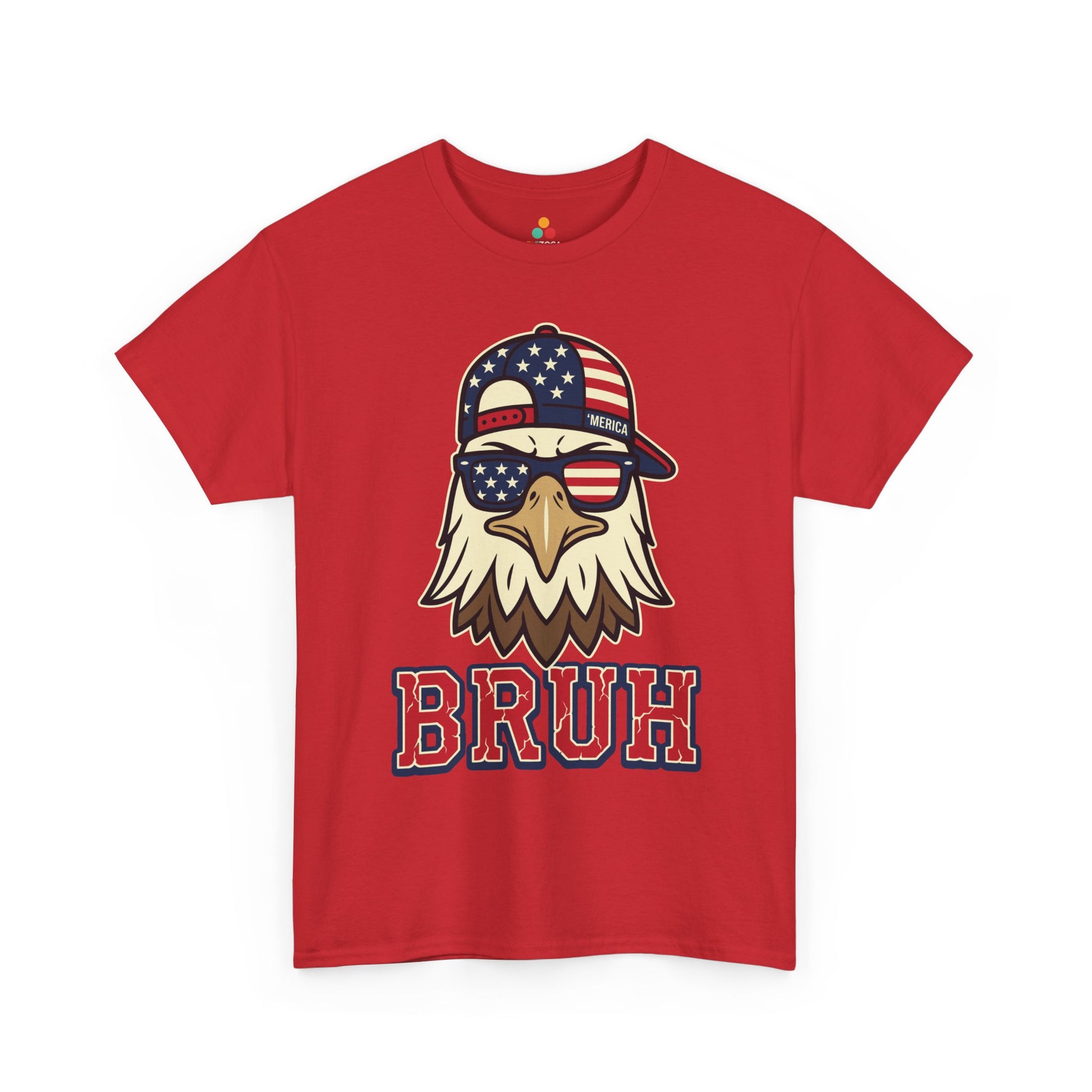Men's 4th of July Shirts, Funny Merica Bruh Eagle Patriotic T-shirt | TEEZOCA 
