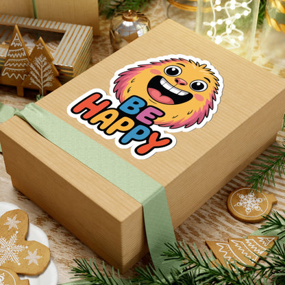 TEEZOCA cute monster smile sticker cheerful typography design