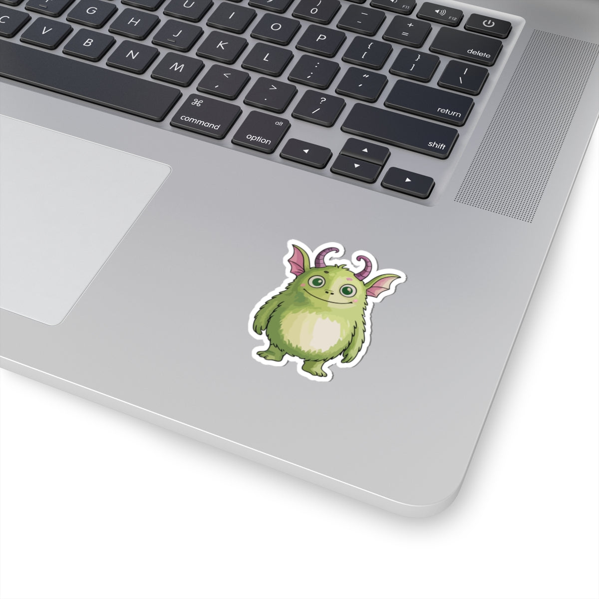 TEEZOCA funny green monster sticker kawaii style