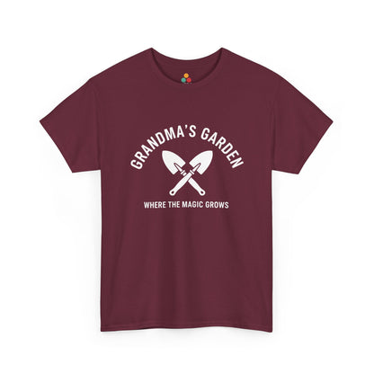 Grandma's Garden Where The Magic Grows T-Shirt – Funny Grandma Gardening Gift | TEEZOCA 