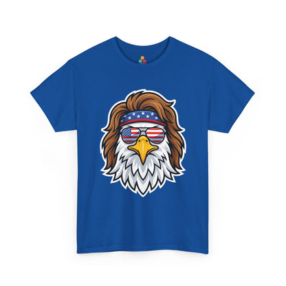 Patriotic Bald Eagle Mullet USA Flag Sunglasses T-Shirt – 4th of July 250th Anniversary Gift | TEEZOCA 