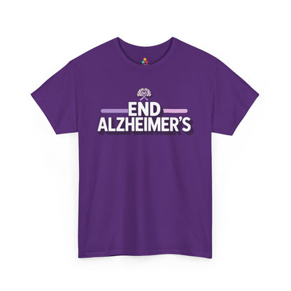 End Alzheimer’s Purple Ribbon Awareness Unisex T-shirt | TEEZOCA 