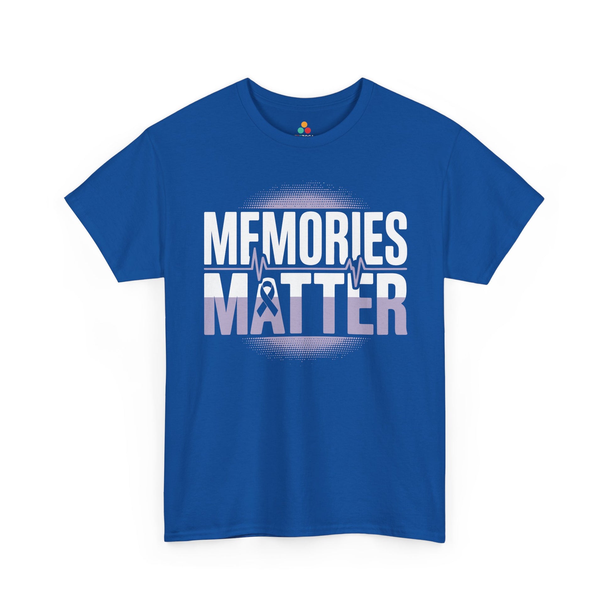 Memories Matter Unisex T-shirt Alzheimer Awareness Ribbon | TEEZOCA 