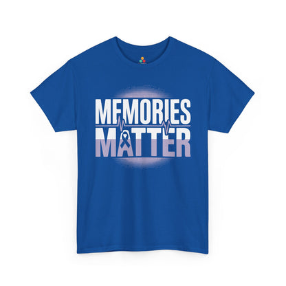 Memories Matter Unisex T-shirt Alzheimer Awareness Ribbon | TEEZOCA 