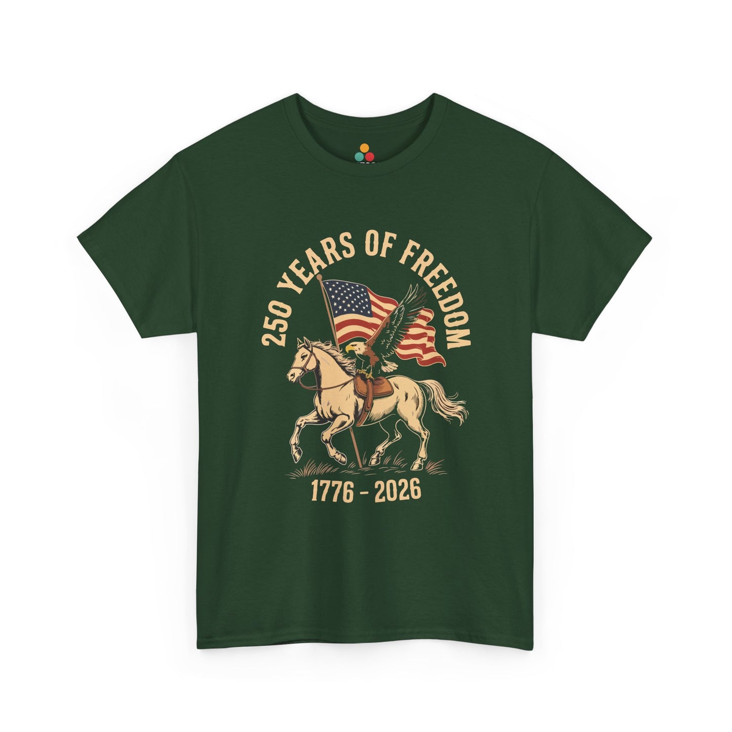 American Patriot Shirt — Vintage Patriotic Horse T-shirt for 2026 | TEEZOCA 