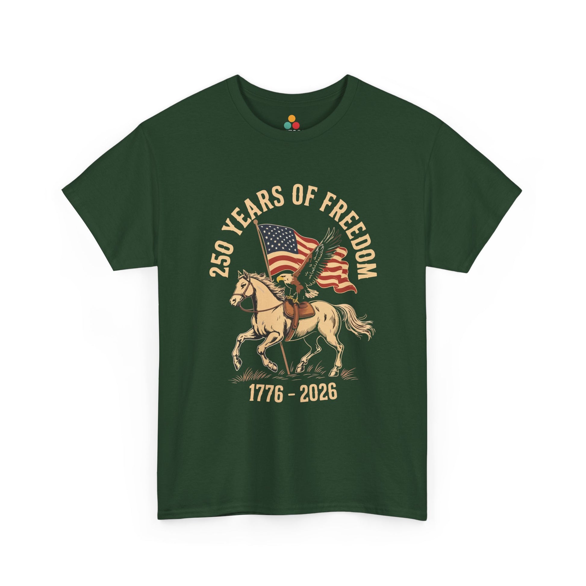 American Patriot Shirt — Vintage Patriotic Horse T-shirt for 2026 | TEEZOCA 