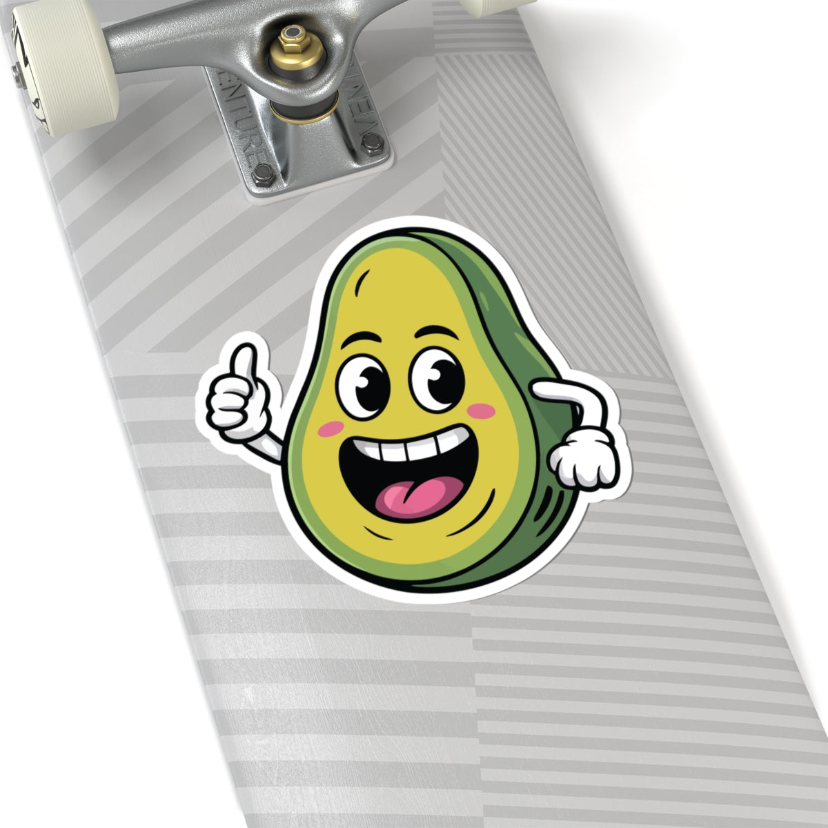 TEEZOCA happy avocado cartoon sticker