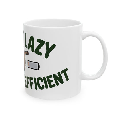 TEEZOCA funny sloth energy efficient coffee mug