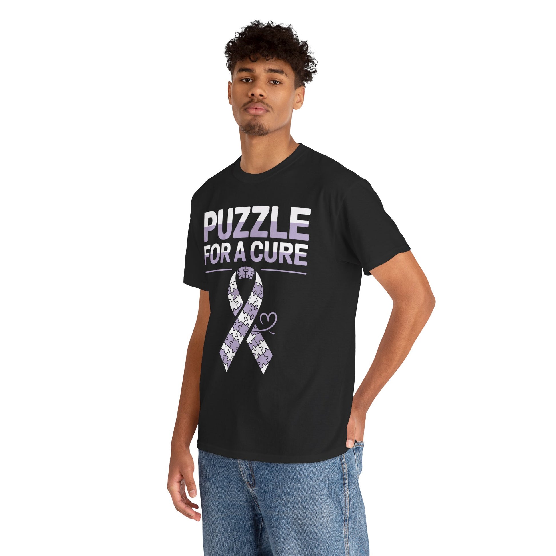 Puzzle for a Cure Alzheimer Awareness Unisex T-shirt | TEEZOCA 