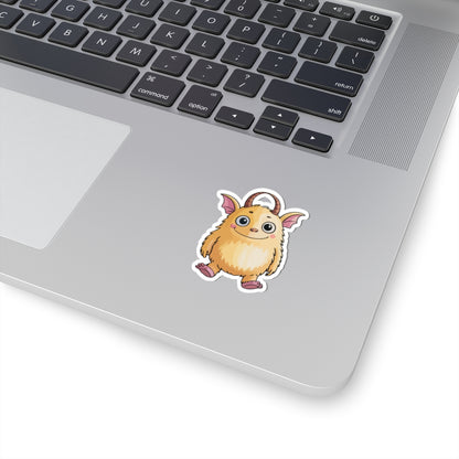 TEEZOCA adorable monster sticker with horns and big eyes