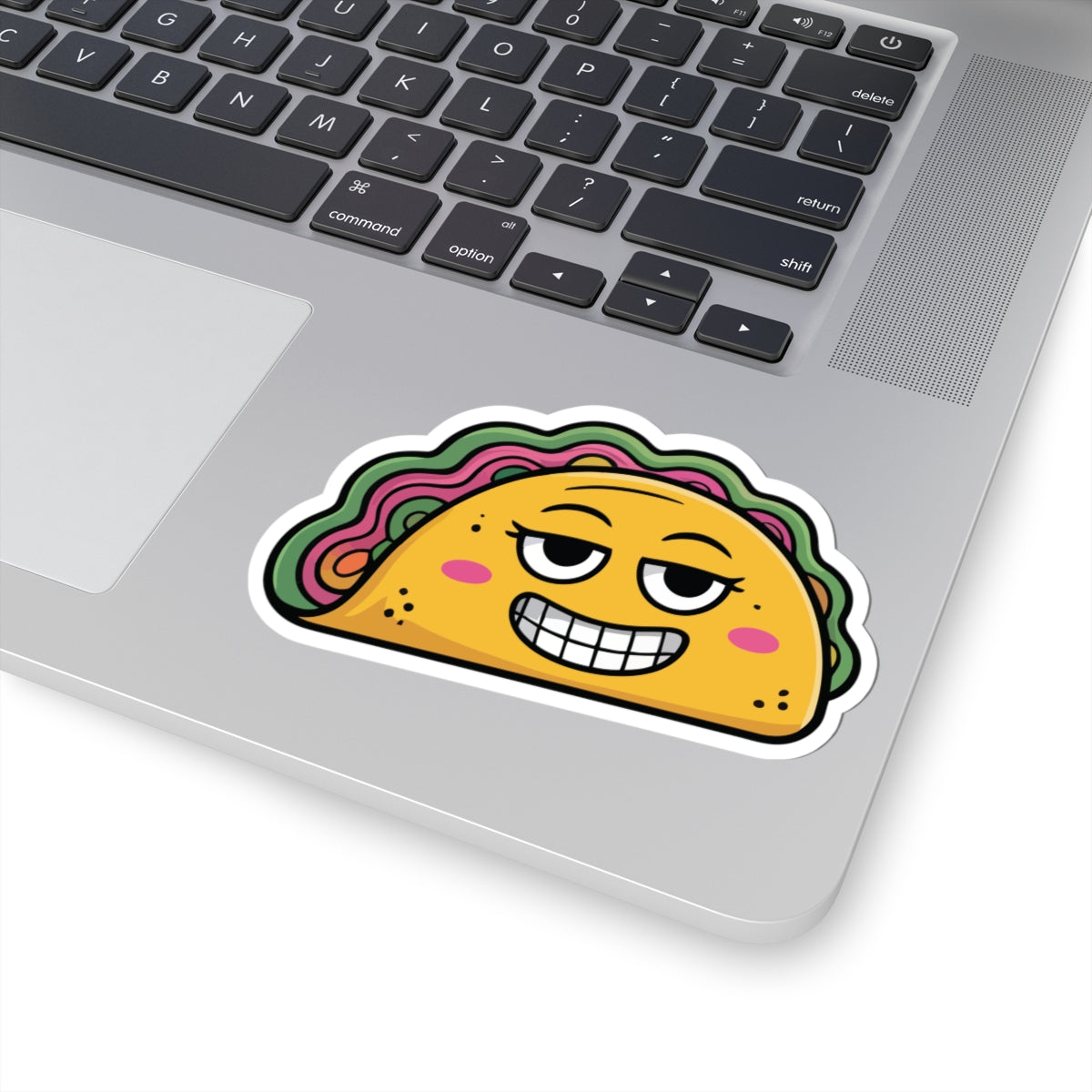 TEEZOCA cute smug taco sticker cartoon