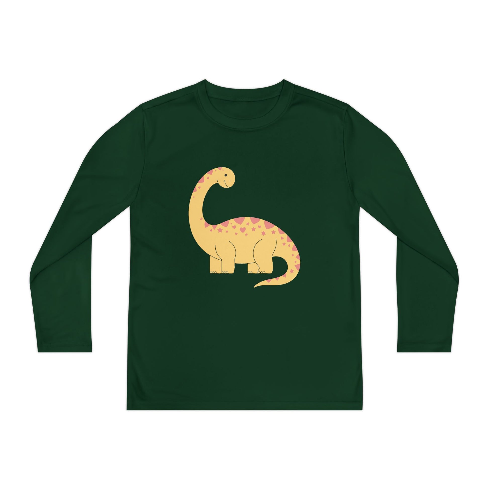 Cute Dinosaur Kids Long Sleeve T-Shirt TEEZOCA