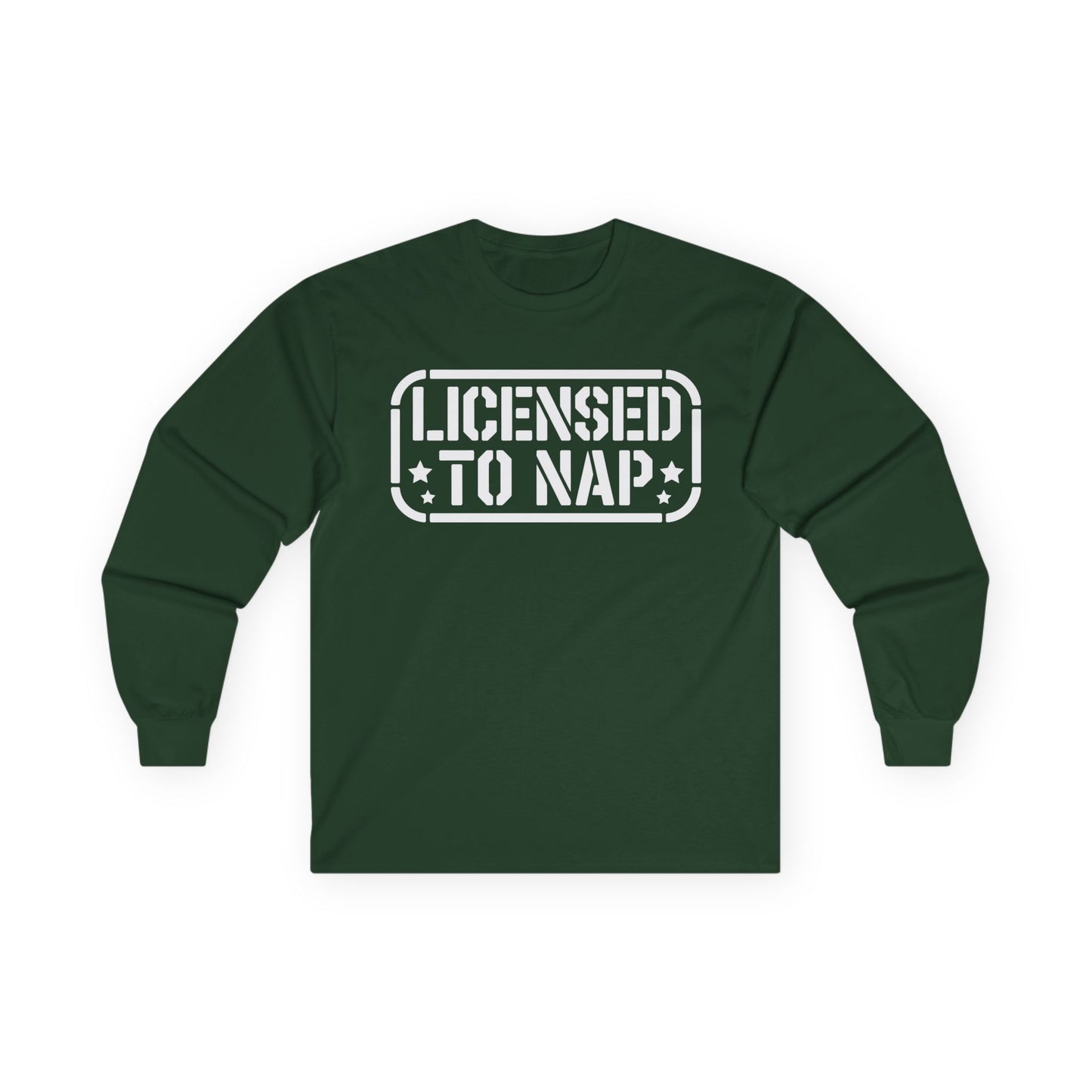 Licensed to Nap Unisex Long-Sleeve T-Shirt — Funny Napper Shirt