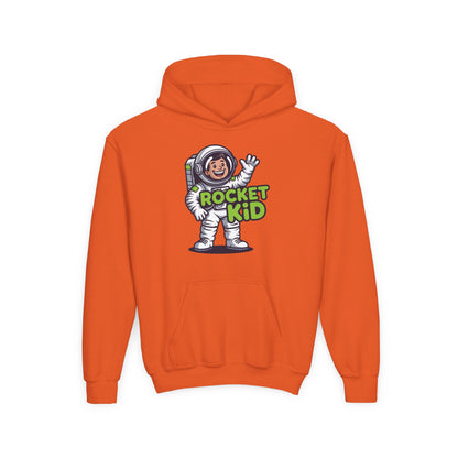 Youth Hoodie — 'Rocket Kid' Astronaut Graphic Hoodie for Kids TEEZOCA
