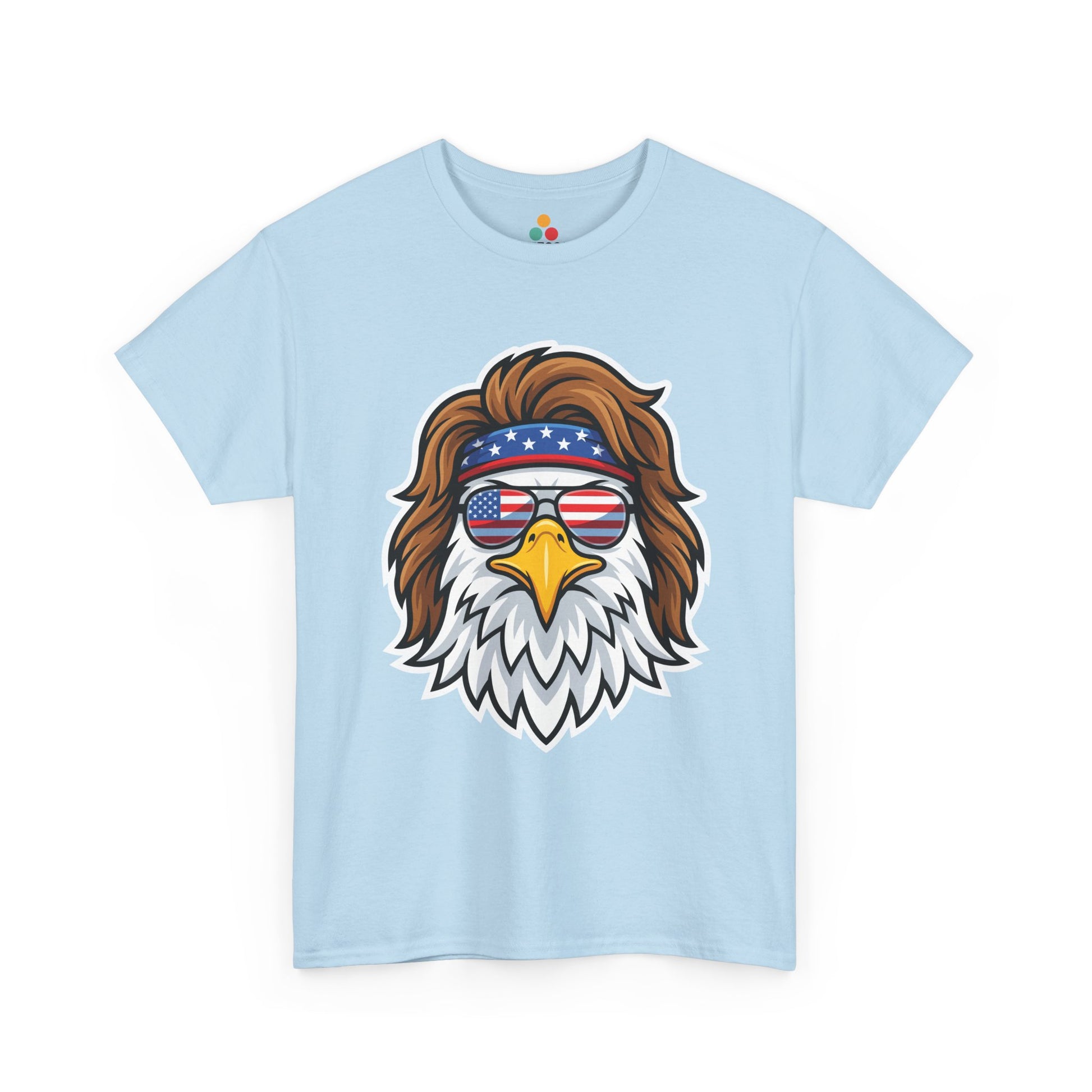 Patriotic Bald Eagle Mullet USA Flag Sunglasses T-Shirt – 4th of July 250th Anniversary Gift | TEEZOCA 