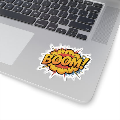 TEEZOCA boom explosion sticker comic style pop art