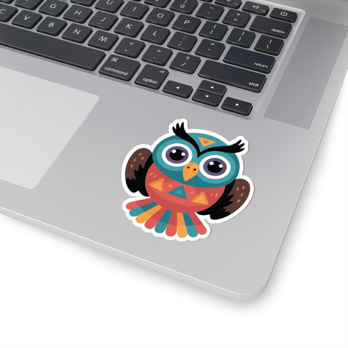 TEEZOCA colorful tribal owl illustration