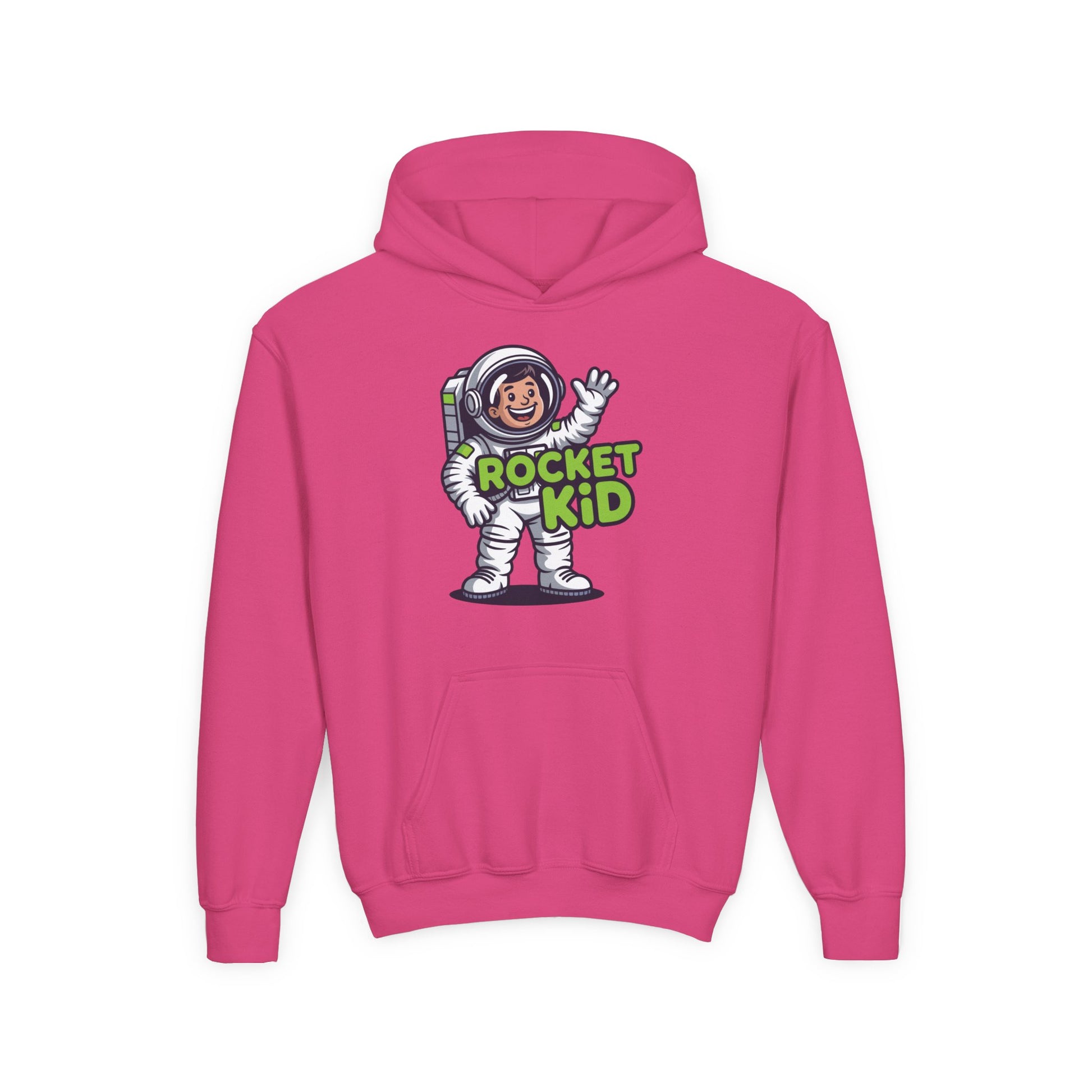 Youth Hoodie — 'Rocket Kid' Astronaut Graphic Hoodie for Kids TEEZOCA