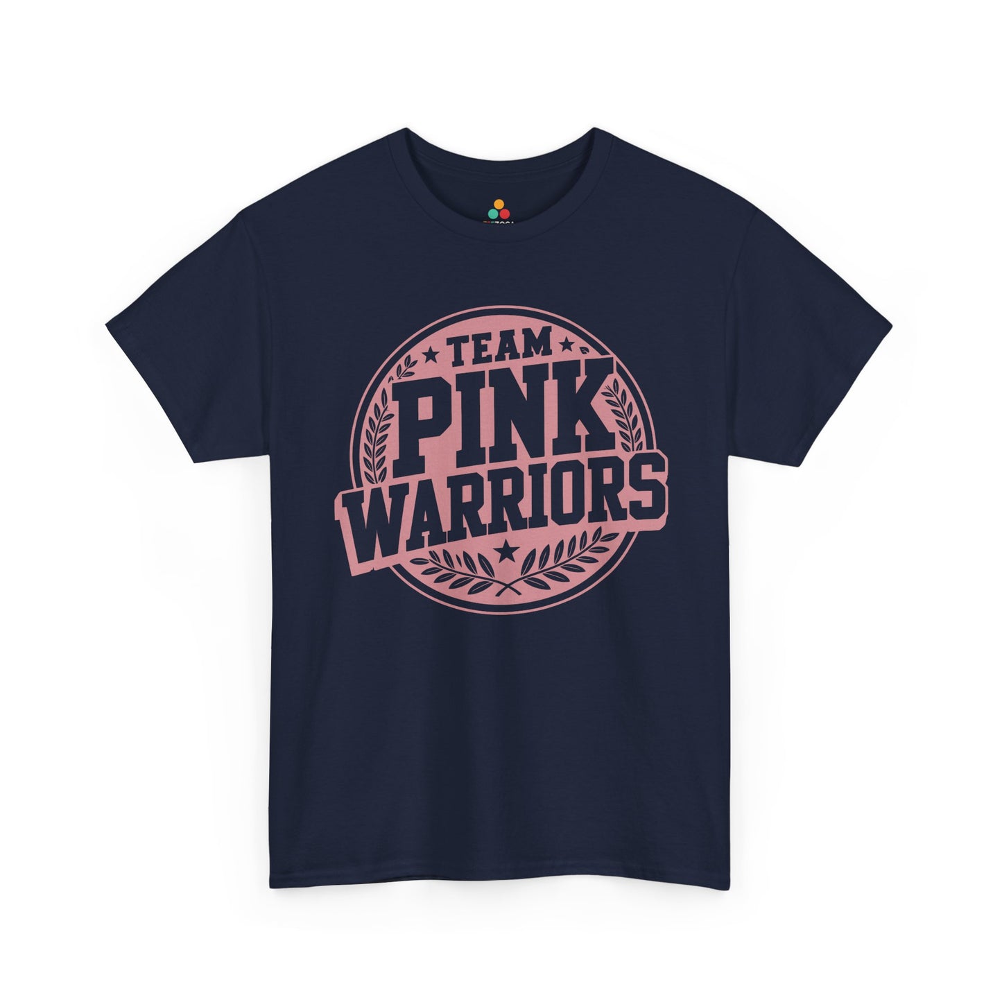 Team Pink Warriors Breast Cancer Awareness Unisex T-shirt | TEEZOCA 
