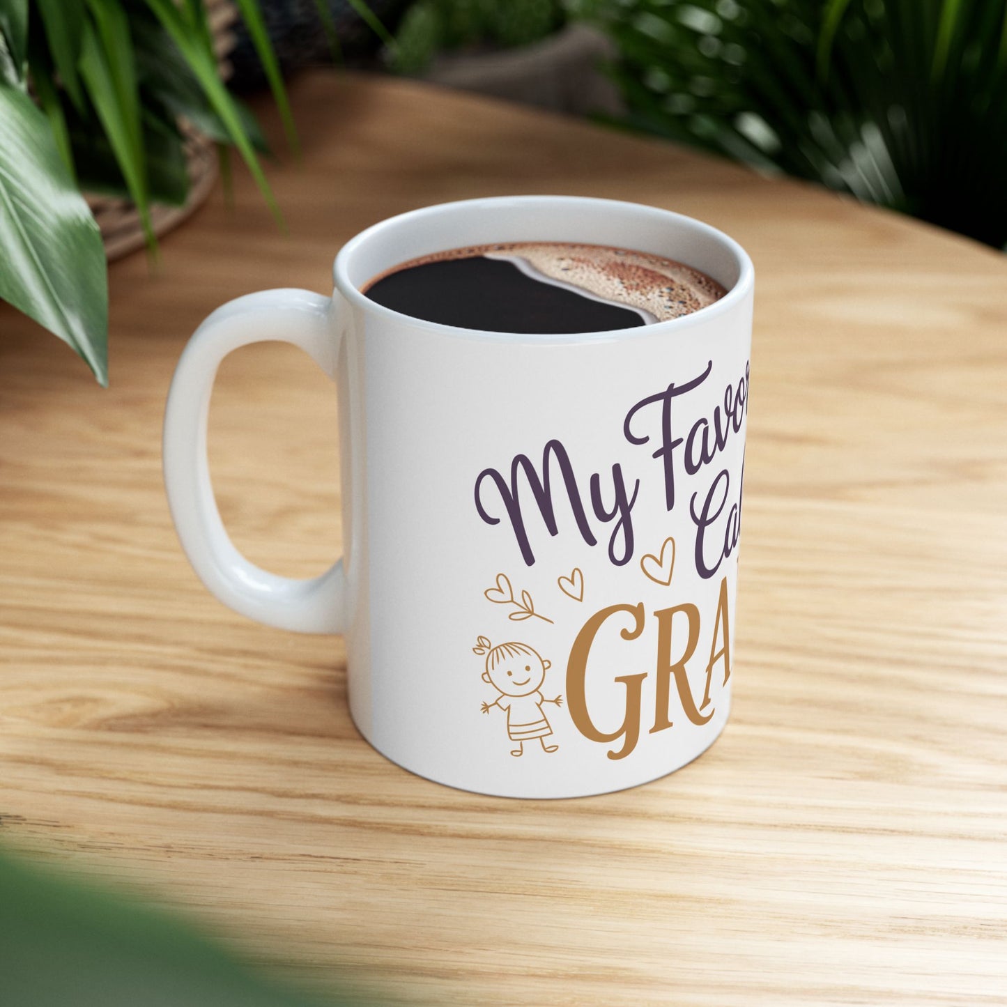 TEEZOCA grandmother love quote coffee cup