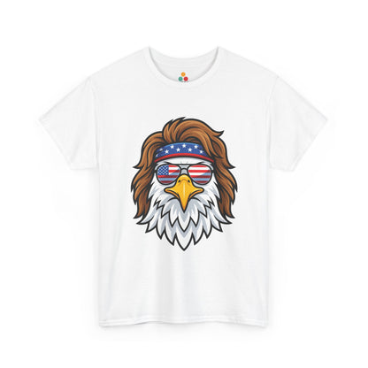 Patriotic Bald Eagle Mullet USA Flag Sunglasses T-Shirt – 4th of July 250th Anniversary Gift | TEEZOCA 