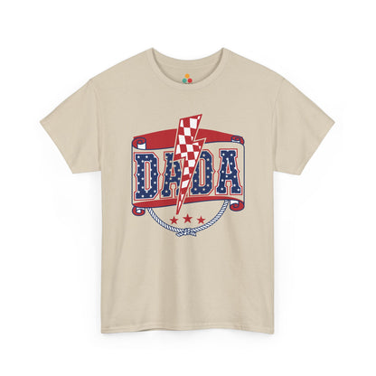 Patriotic DADA Banner T-Shirt – 4th of July Dad Gift American Flag Tee | TEEZOCA 
