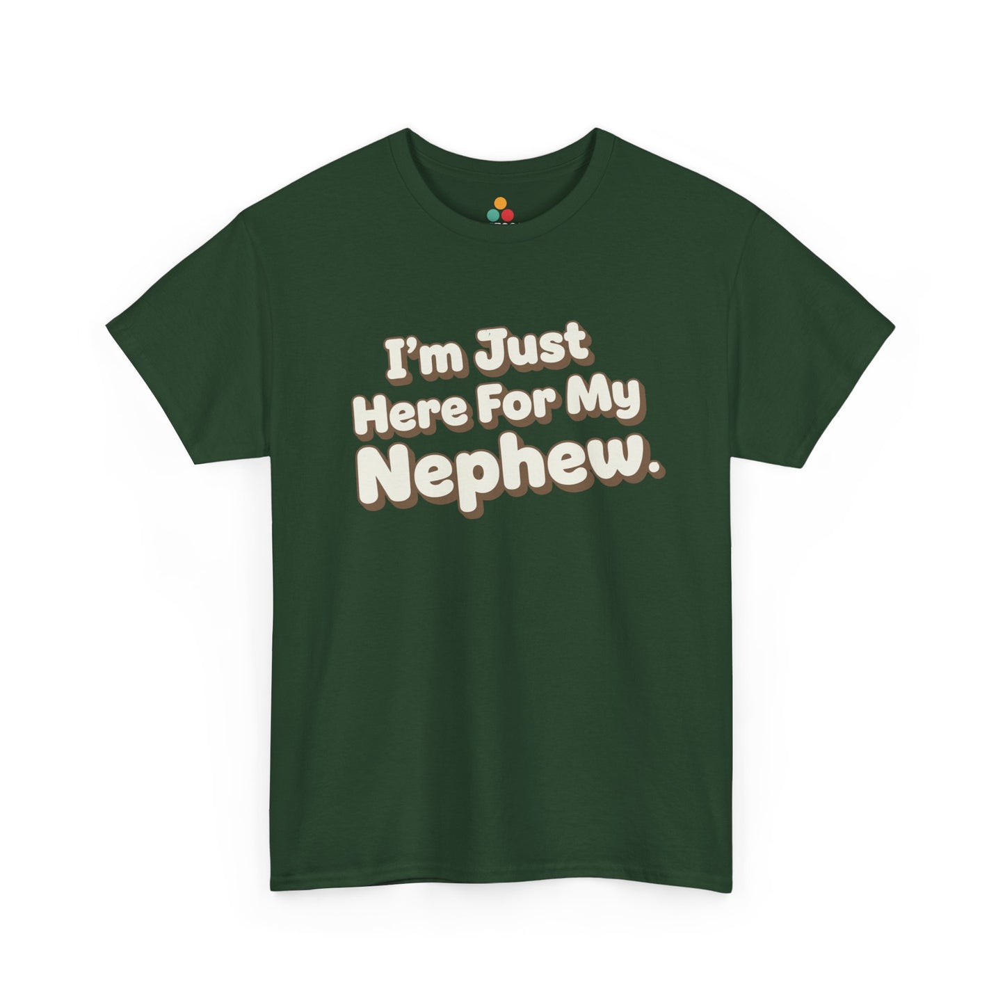 I'm Just Here For My Nephew T-Shirt – Retro Auntie & Uncle Gift Tee | TEEZOCA 