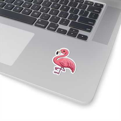 TEEZOCA flamingo sticker tropical bird illustration