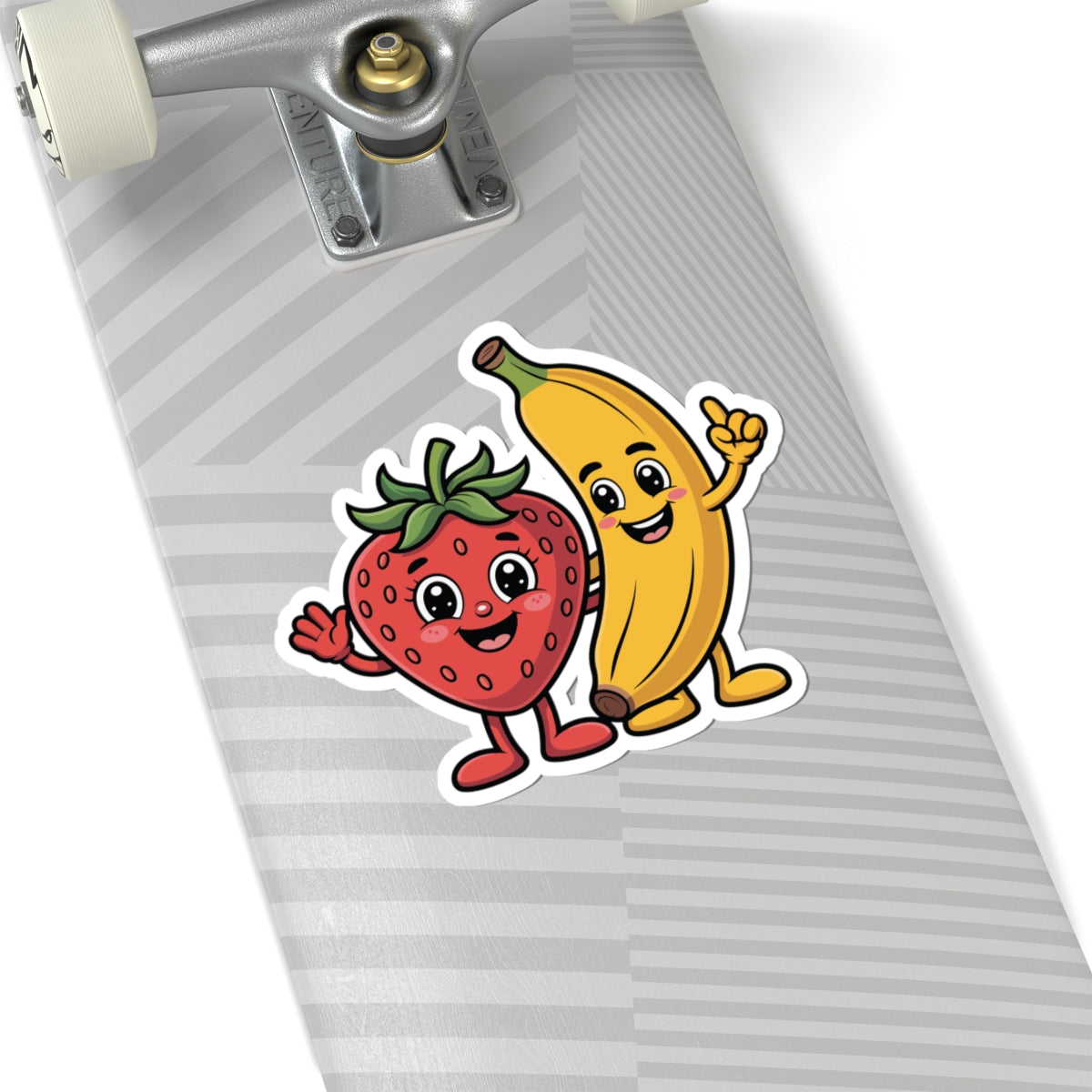 TEEZOCA strawberry and banana friends sticker cute fruit characters