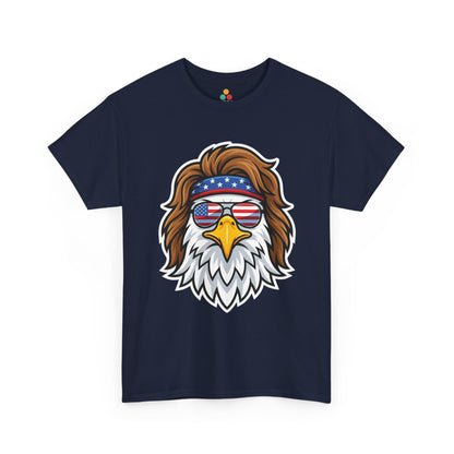 Patriotic Bald Eagle Mullet USA Flag Sunglasses T-Shirt – 4th of July 250th Anniversary Gift | TEEZOCA 