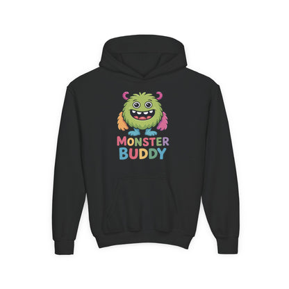 Youth 'Monster Buddy' Hoodie — Cute Colorful Kids Monster Pullover TEEZOCA