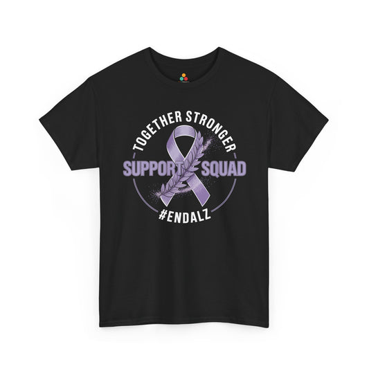 Together Stronger Support Squad #ENDALZ Alzheimer Awareness Unisex T-shirt | TEEZOCA 